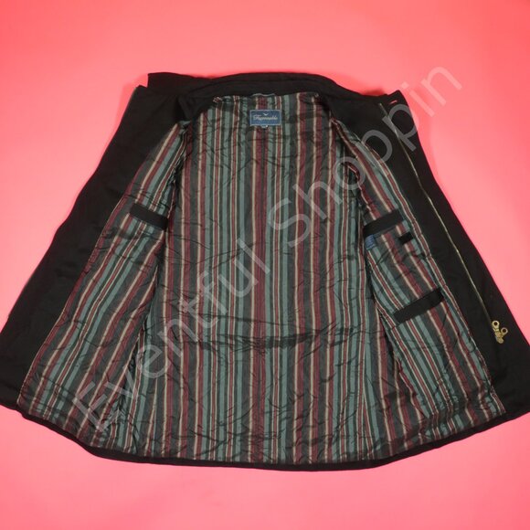 Faconnable Jacket Mens 2XL Blue Chore Coat Wool Button Down Navy - Picture 4 of 8